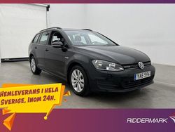 Svart Begagnad 2016 VW Golf VII Kombi | 94 800 kr (Bra pris)