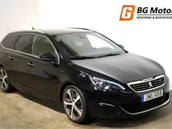 Svart Begagnad 2015 Peugeot 308 GT Kombi | 117 800 kr (Marknadspris)