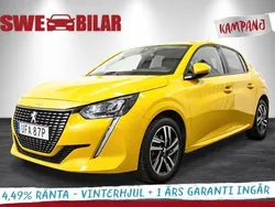 Gul Begagnad 2021 Peugeot 208 Halvkombi | 159 900 kr (Marknadspris)