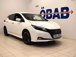 Vit Begagnad 2022 Nissan Leaf N-Connecta Halvkombi | 199 800 kr (Bra pris)