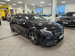 Svart Begagnad 2016 Mercedes A180 AMG Halvkombi | 169 900 kr (Marknadspris)