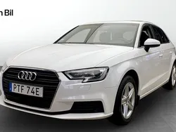Vit (ibisvit) Begagnad 2019 Audi A3 Sportback Proline Halvkombi | 204 000 kr (Marknadspris)