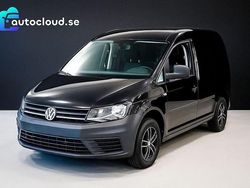 Svart Begagnad 2018 VW Caddy Minibuss | 118 900 kr (Marknadspris)