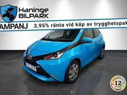 Blå Begagnad 2017 Toyota Aygo Halvkombi | 79 900 kr (Marknadspris)
