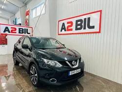 Svart Begagnad 2016 Nissan Qashqai 360º SUV | 99 900 kr (Bra pris)
