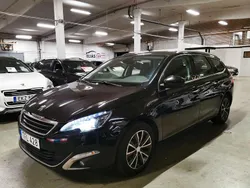 Svart Begagnad 2015 Peugeot 308 Allure Kombi | 89 900 kr (Marknadspris)