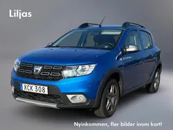 Blå Begagnad 2018 Dacia Sandero Stepway Halvkombi | 114 900 kr (Marknadspris)