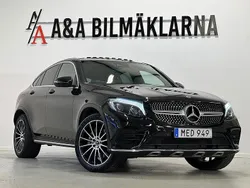 Svart Begagnad 2018 Mercedes GLC250 AMG Sportkupé | 389 900 kr (Marknadspris)