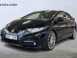Svart Begagnad 2012 Honda Civic Halvkombi | 99 900 kr