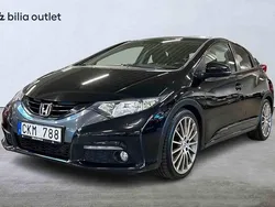 Svart Begagnad 2012 Honda Civic Halvkombi | 99 900 kr