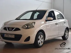 Vit Begagnad 2015 Nissan Micra Halvkombi | 69 900 kr (Marknadspris)