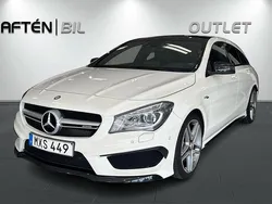 Vit Begagnad 2016 Mercedes CLA45 AMG AMG Kombi | 339 800 kr (Marknadspris)