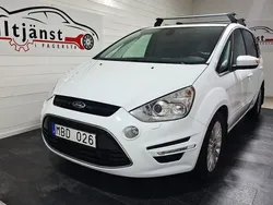 Vit Begagnad 2013 Ford S-MAX Business Edition Minibuss | 99 900 kr (Marknadspris)