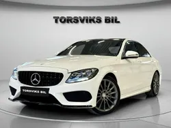 Vit Begagnad 2014 Mercedes C200 AMG line Sedan | 169 900 kr (Dyr)