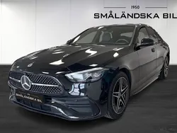 Svart Begagnad 2022 Mercedes C220 AMG line Sedan | 449 000 kr (Marknadspris)