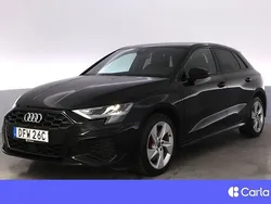 Svart Begagnad 2021 Audi A3 Sportback e-tron S-Line Sedan | 288 900 kr (Bra pris)