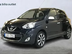 Svart Begagnad 2016 Nissan Micra Halvkombi | 74 900 kr (Lite dyr)