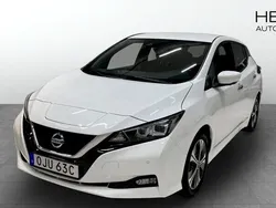 Vit Begagnad 2021 Nissan Leaf 360º Halvkombi | 154 900 kr (Superpris)