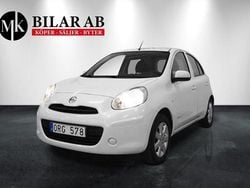 Vit Begagnad 2013 Nissan Micra Halvkombi | 82 900 kr (Marknadspris)