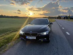 Svart Begagnad 2015 BMW 318 Kombi | 169 000 kr (Marknadspris)