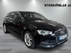 Svart Begagnad 2014 Audi A3 Sportback Ambition Halvkombi | 149 000 kr (Lite dyr)