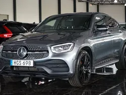 Grå Begagnad 2020 Mercedes GLC400d AMG Sportkupé | 469 500 kr