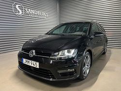 Svart Begagnad 2015 VW Golf VII R-line Kombi | 139 500 kr (Marknadspris)