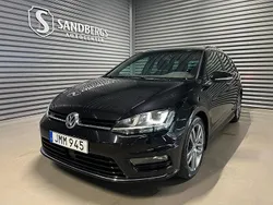 Svart Begagnad 2015 VW Golf VII R-line Kombi | 139 500 kr (Marknadspris)