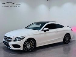 Vit Begagnad 2018 Mercedes C200 AMG line Sportkupé | 264 900 kr (Marknadspris)