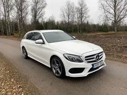 Vit Begagnad 2015 Mercedes C220 AMG line Kombi | 165 000 kr (Marknadspris)
