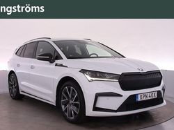Vit (moon white metallic) Begagnad 2022 Skoda Enyaq iV SportLine SUV | 279 000 kr (Lite dyr)