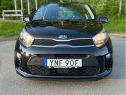 Svart Begagnad 2021 Kia Picanto Advance Halvkombi | 126 000 kr