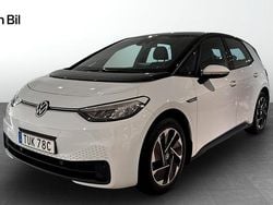Vit Begagnad 2022 VW ID.3 Pro Performance Halvkombi | 269 900 kr (Marknadspris)