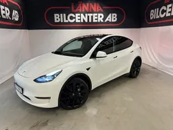 Vit Begagnad 2021 Tesla Model Y Long Range SUV | 329 000 kr (Superpris)