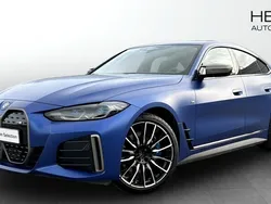 Blå (blue) Begagnad 2022 BMW i4 Shadowline Sedan | 589 700 kr (Lite dyr)