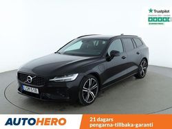 Svart Begagnad 2021 Volvo V60 R-Design Kombi | 287 000 kr (Marknadspris)