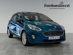 Blå Begagnad 2018 Ford Fiesta Titanium Halvkombi | 105 500 kr (Dyr)