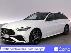 Vit Begagnad 2023 Mercedes C300e AMG Kombi | 412 900 kr (Marknadspris)
