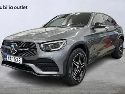 Grå Begagnad 2020 Mercedes GLC300e AMG line Sportkupé | 489 900 kr (Bra pris)