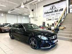 Svart Begagnad 2015 Mercedes C180 AMG Kombi | 199 800 kr (Lite dyr)