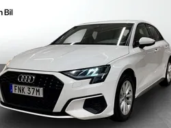 Vit Begagnad 2022 Audi A3 Sportback Proline Halvkombi | 259 000 kr (Marknadspris)