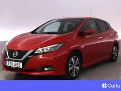 Röd Begagnad 2020 Nissan Leaf Acenta Halvkombi | 144 900 kr (Marknadspris)