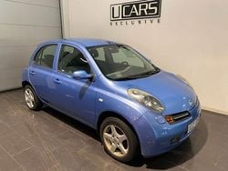 Ljusblå (blå) Begagnad 2003 Nissan Micra Halvkombi | 12 500 kr (Marknadspris)