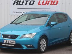 Blåmetallic Begagnad 2016 Seat Leon Halvkombi | 89 900 kr (Marknadspris)