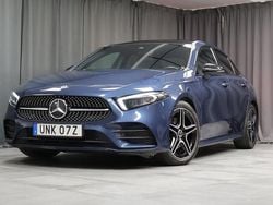 Blå Begagnad 2022 Mercedes A200 AMG Sedan | 319 000 kr (Marknadspris)
