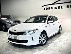 Vit Begagnad 2016 Kia Optima Hybrid 3 Sedan | 179 900 kr (Marknadspris)
