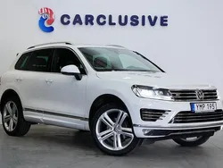 Vit Begagnad 2016 VW Touareg R-line SUV | 219 900 kr (Marknadspris)