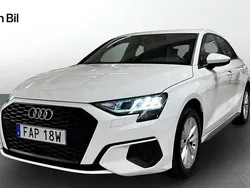 Vit (ibisvit) Begagnad 2023 Audi A3 Sportback Proline Halvkombi | 234 000 kr (Bra pris)