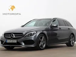 Grå Begagnad 2017 Mercedes C220 AMG line Kombi | 249 000 kr (Marknadspris)