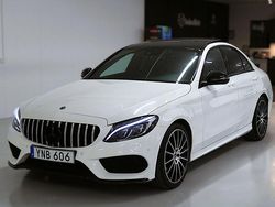Vit Begagnad 2017 Mercedes C220 AMG Sedan | 239 900 kr (Marknadspris)